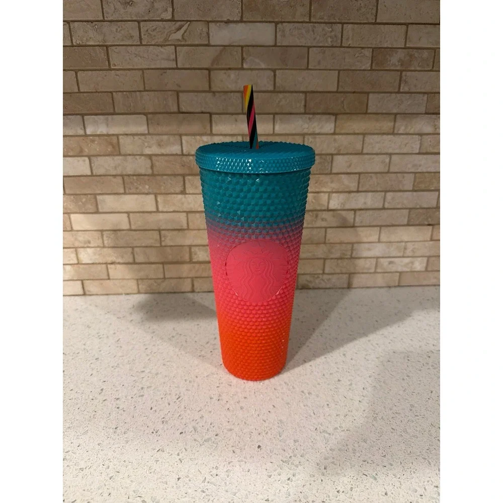 Disney Starbucks Halloween Studded‎ Ombre Tumbler